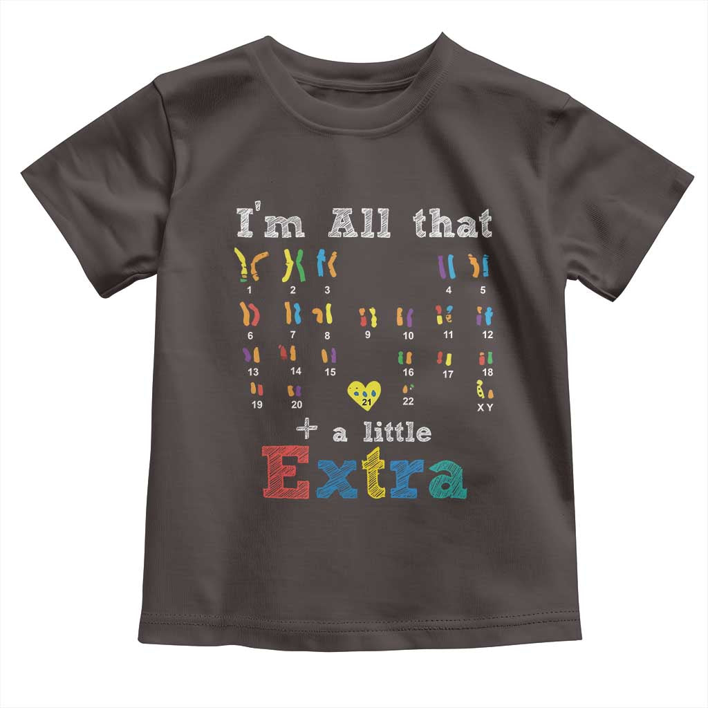 World Down Syndrome Day Toddler T Shirt 321 Awareness Support All That Little Extra T21