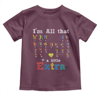 World Down Syndrome Day Toddler T Shirt 321 Awareness Support All That Little Extra T21
