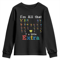 World Down Syndrome Day Youth Sweatshirt 321 Awareness Support All That Little Extra T21