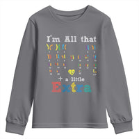 World Down Syndrome Day Youth Sweatshirt 321 Awareness Support All That Little Extra T21