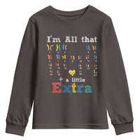 World Down Syndrome Day Youth Sweatshirt 321 Awareness Support All That Little Extra T21