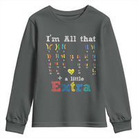 World Down Syndrome Day Youth Sweatshirt 321 Awareness Support All That Little Extra T21
