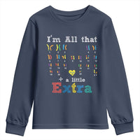 World Down Syndrome Day Youth Sweatshirt 321 Awareness Support All That Little Extra T21