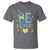World Down Syndrome Day T Shirt Awareness Support Blue Yellow Ribbon Be Nice Kind