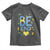 World Down Syndrome Day Toddler T Shirt Awareness Support Blue Yellow Ribbon Be Nice Kind