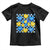 World Down Syndrome Day Toddler T Shirt Blue Yellow Ribbon Retro Heart Love