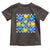 World Down Syndrome Day Toddler T Shirt Blue Yellow Ribbon Retro Heart Love