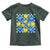 World Down Syndrome Day Toddler T Shirt Blue Yellow Ribbon Retro Heart Love