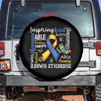 Down Syndrome Awareness Spare Tire Cover Rock Your Socks Different Not Less
