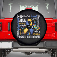Down Syndrome Awareness Spare Tire Cover Rock Your Socks Different Not Less
