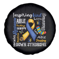 Down Syndrome Awareness Spare Tire Cover Rock Your Socks Different Not Less
