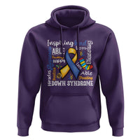 Down Syndrome Awareness Hoodie Rock Your Socks Different Not Less