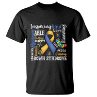 Down Syndrome Awareness T Shirt Rock Your Socks Different Not Less