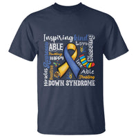 Down Syndrome Awareness T Shirt Rock Your Socks Different Not Less