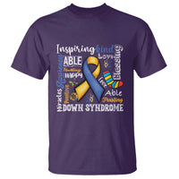 Down Syndrome Awareness T Shirt Rock Your Socks Different Not Less
