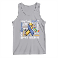 Down Syndrome Awareness Tank Top Rock Your Socks Different Not Less