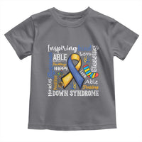Down Syndrome Awareness Toddler T Shirt Rock Your Socks Different Not Less