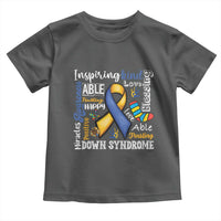 Down Syndrome Awareness Toddler T Shirt Rock Your Socks Different Not Less