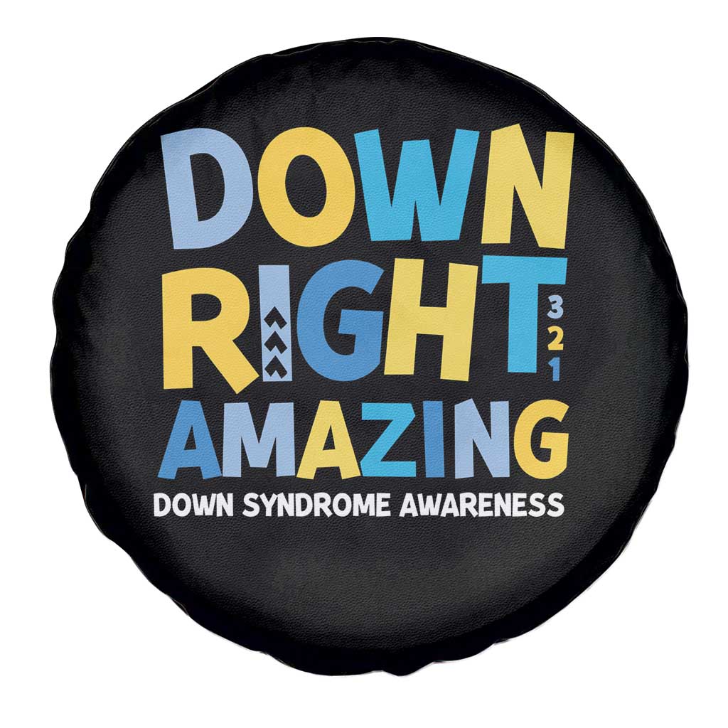 World Down Syndrome Day Spare Tire Cover 321 Awareness Support Down Right Amazing Three Arrows