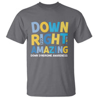 World Down Syndrome Day T Shirt 321 Awareness Support Down Right Amazing Three Arrows