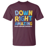 World Down Syndrome Day T Shirt 321 Awareness Support Down Right Amazing Three Arrows