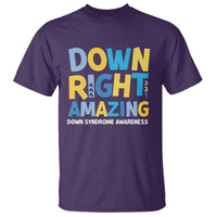 World Down Syndrome Day T Shirt 321 Awareness Support Down Right Amazing Three Arrows