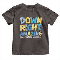 World Down Syndrome Day Toddler T Shirt 321 Awareness Support Down Right Amazing Three Arrows