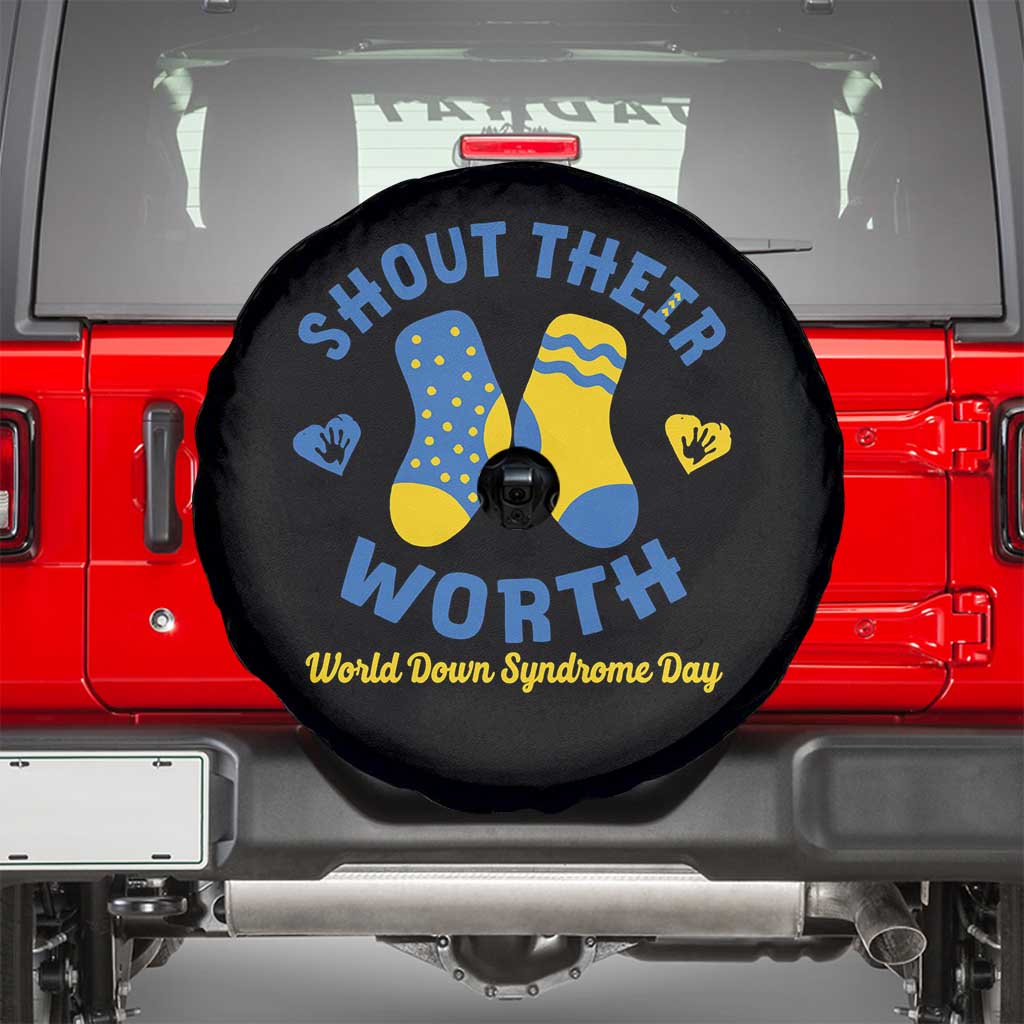 World Down Syndrome Day Spare Tire Cover 321 Awareness Support Shout Their Worth