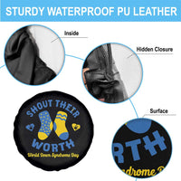 World Down Syndrome Day Spare Tire Cover 321 Awareness Support Shout Their Worth