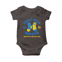 World Down Syndrome Day Baby Onesie 321 Awareness Support Shout Their Worth