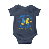 World Down Syndrome Day Baby Onesie 321 Awareness Support Shout Their Worth