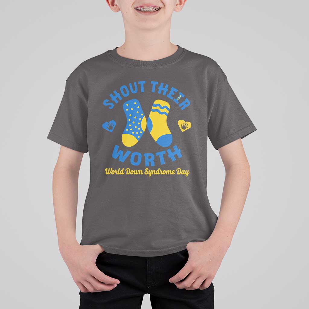 World Down Syndrome Day T Shirt For Kid 321 Awareness Support Shout Their Worth
