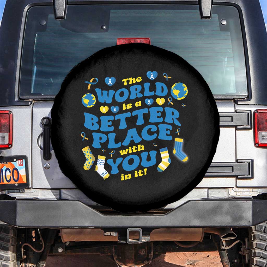 World Down Syndrome Day Spare Tire Cover 321 Awareness Support The World Is Better With You