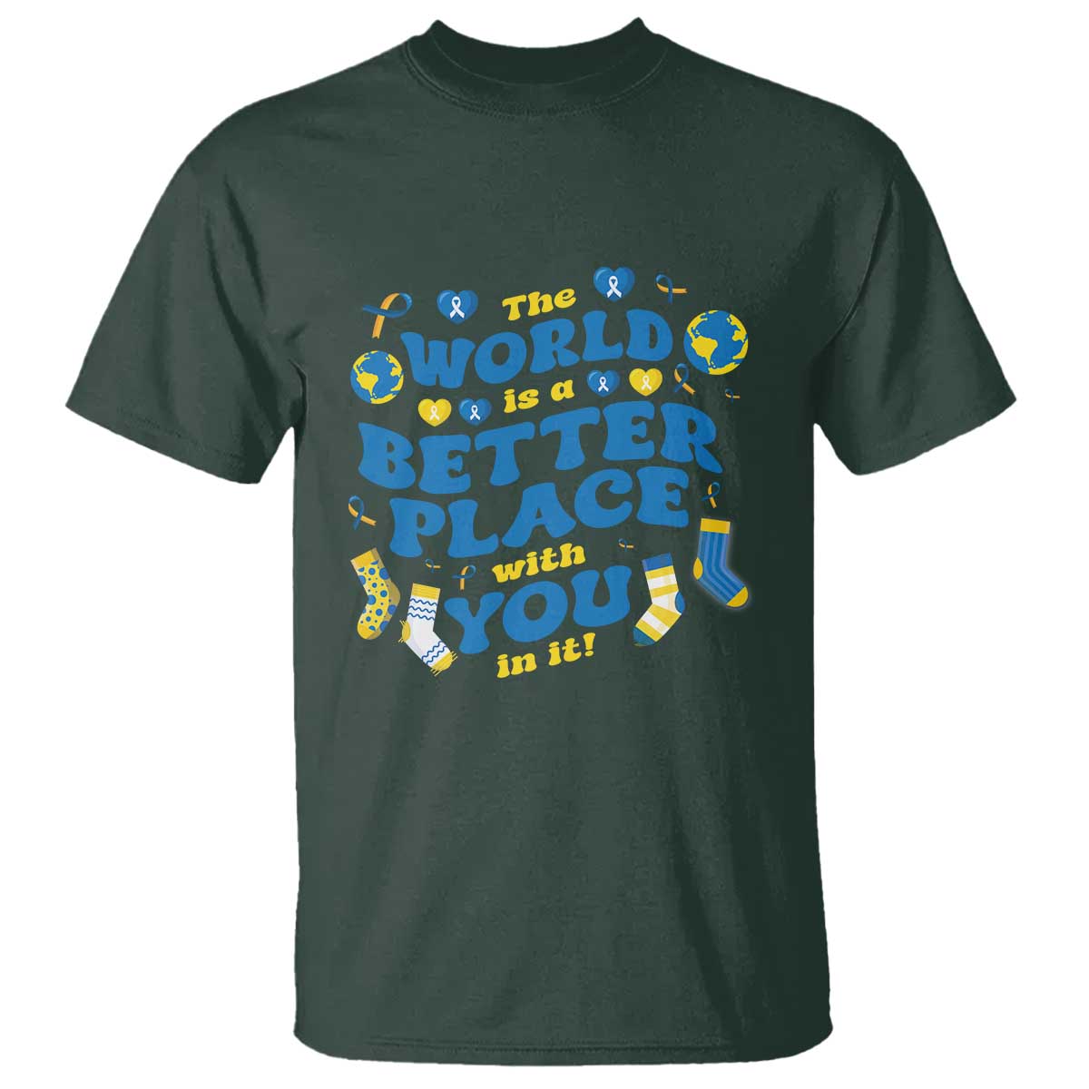 World Down Syndrome Day T Shirt 321 Awareness Support The World Is Better With You