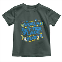 World Down Syndrome Day Toddler T Shirt 321 Awareness Support The World Is Better With You