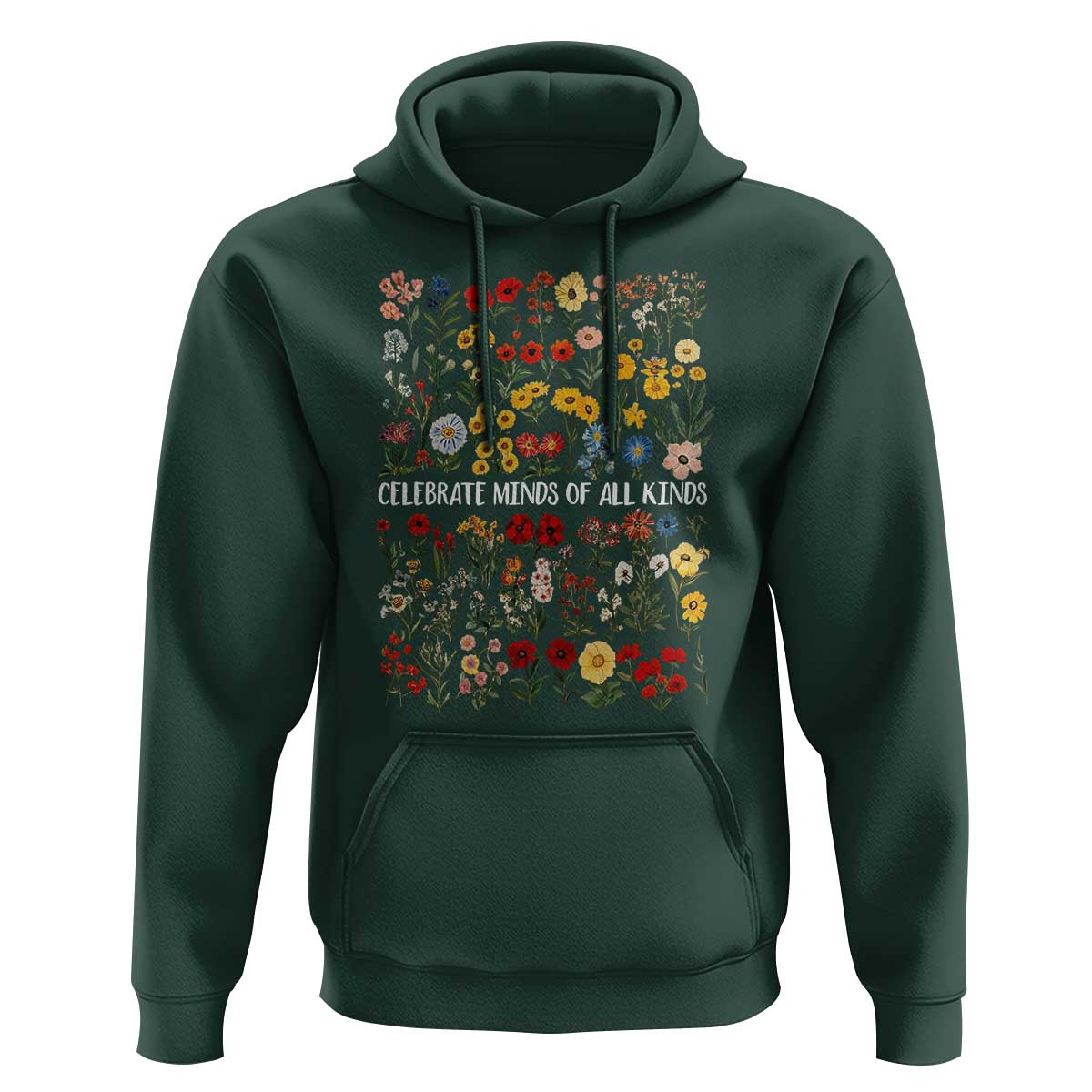 Autism Awareness Hoodie Neurodiversity Celebrate Minds of All Kinds