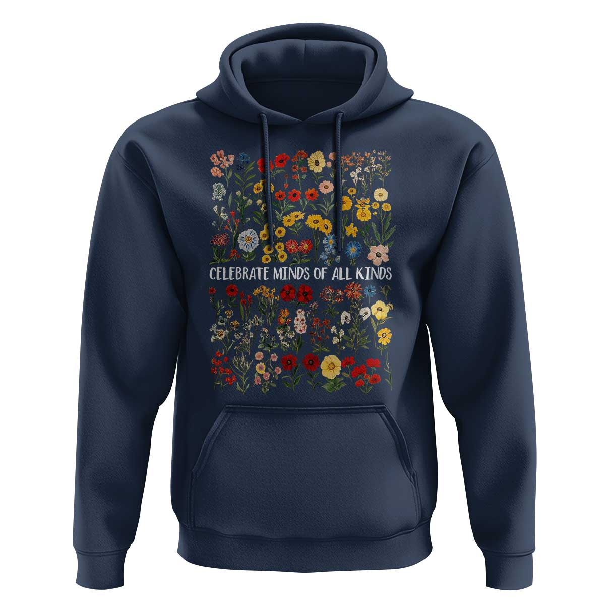Autism Awareness Hoodie Neurodiversity Celebrate Minds of All Kinds