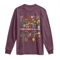 Autism Awareness Long Sleeve Shirt Neurodiversity Celebrate Minds of All Kinds
