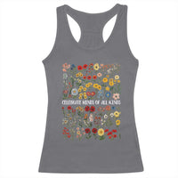 Autism Awareness Racerback Tank Top Neurodiversity Celebrate Minds of All Kinds