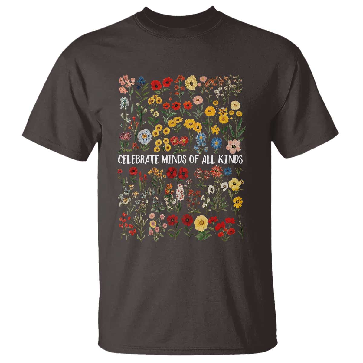 Autism Awareness T Shirt Neurodiversity Celebrate Minds of All Kinds