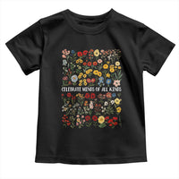 Autism Awareness Toddler T Shirt Neurodiversity Celebrate Minds of All Kinds