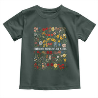 Autism Awareness Toddler T Shirt Neurodiversity Celebrate Minds of All Kinds