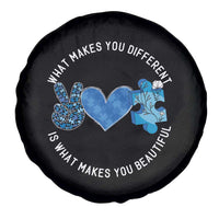 Autism Awareness Spare Tire Cover What Makes You Different Is What Makes You Beautiful
