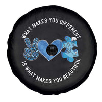 Autism Awareness Spare Tire Cover What Makes You Different Is What Makes You Beautiful