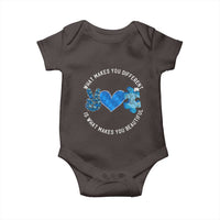 Autism Awareness Baby Onesie What Makes You Different Is What Makes You Beautiful