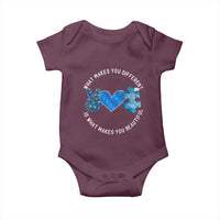 Autism Awareness Baby Onesie What Makes You Different Is What Makes You Beautiful