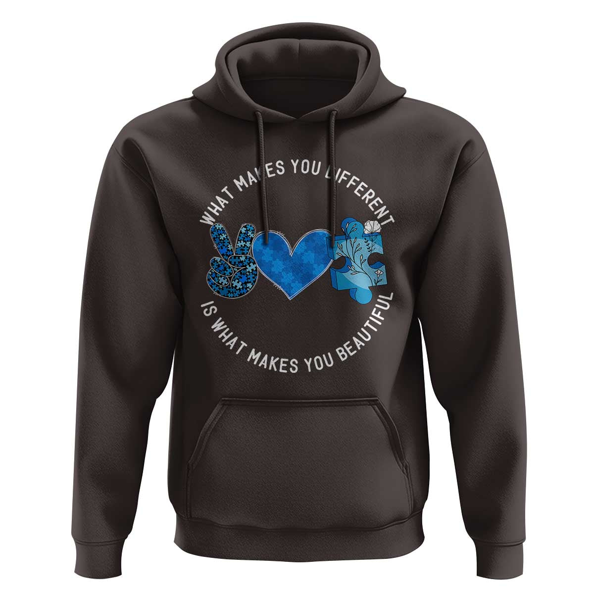 Autism Awareness Hoodie What Makes You Different Is What Makes You Beautiful