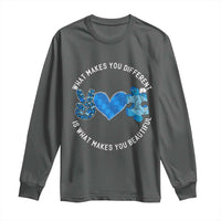 Autism Awareness Long Sleeve Shirt What Makes You Different Is What Makes You Beautiful