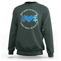 Autism Awareness Sweatshirt What Makes You Different Is What Makes You Beautiful