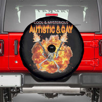 Autistic And Gay Skeleton Explosion Spare Tire Cover - Wonder Print Shop